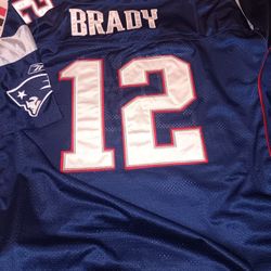 Tom Brady Size 56 3xl  On The Field Jersey 20 Obo