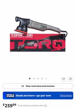 Torq random orbital polisher