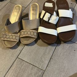 Cute 2 Pairs Of Wedges 