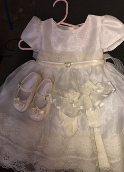 Christening dress set