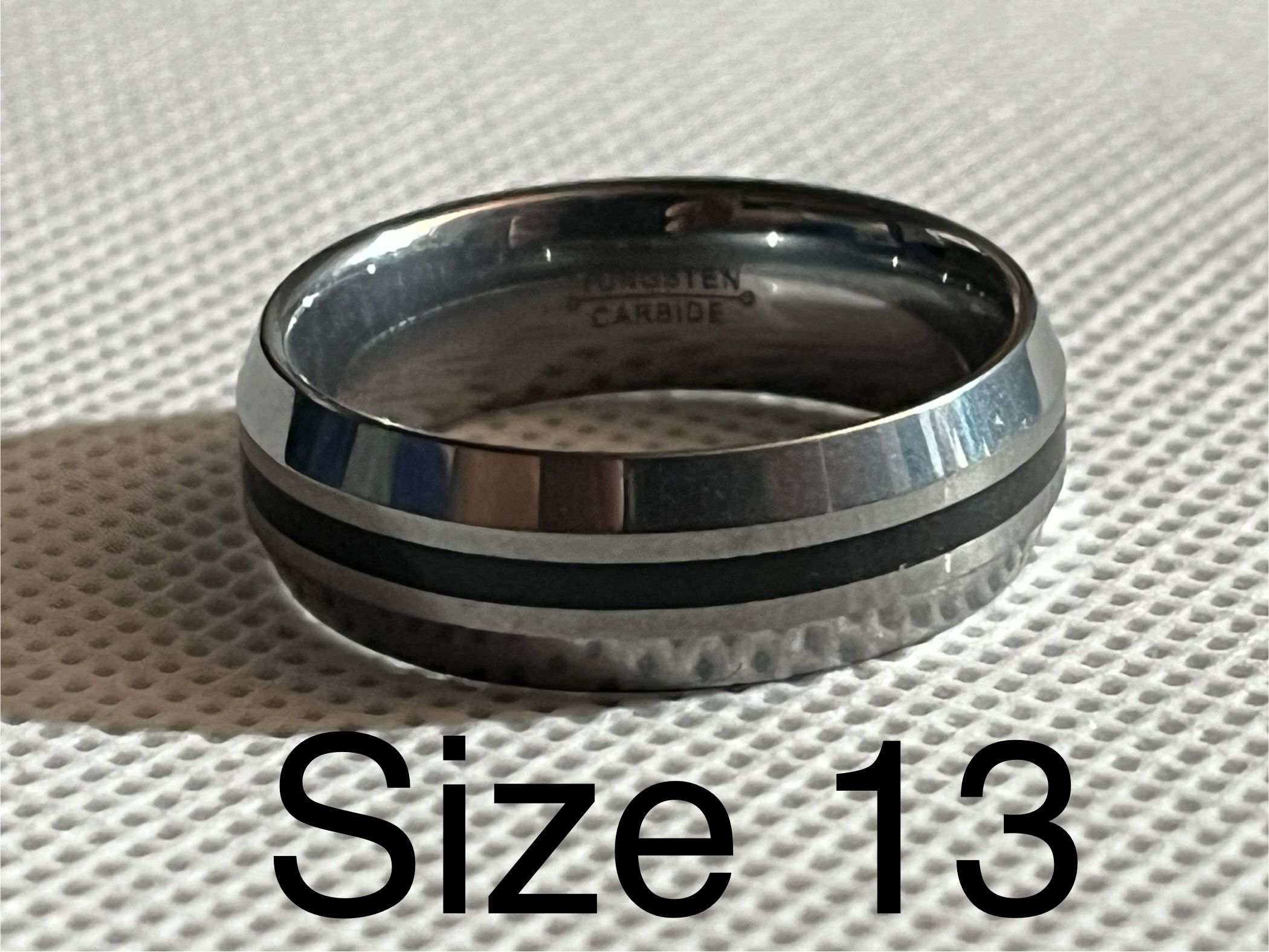 Tungsten Carbide Multi Color Men’s Ring