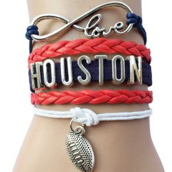 Houston Texans Football Bracelet 