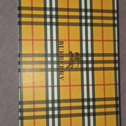 Burberry Yellow Plaid Box