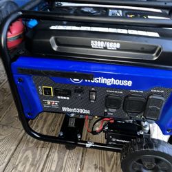 Westinghouse WGen5300cv Recoil Start 6600 / 5300 -Watt Gasoline Single fuel Portable Generator