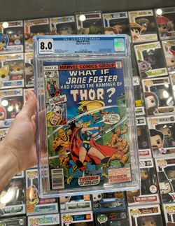 What If Jane Fosters 1st Female Thor Cgc 8.0