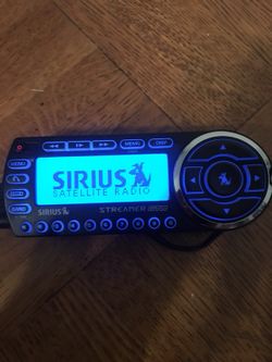 Sirius Satellite transportable Radio