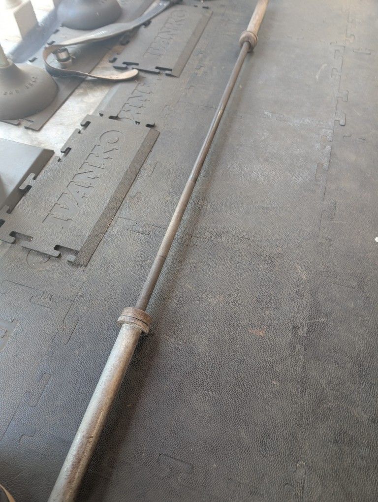 Vintage York 45 Lb Olympic Bar