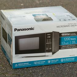 Panasonic NN-SC67NS 1.3 cu. ft. Stainless Steel Microwave – NEW