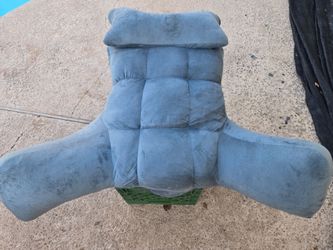 Teal large pregnancy type pillow
