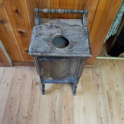 A Very Old Smoking Table With Copper Inside Very Very Old Asking $25