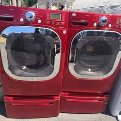 Lg Washer And Dryer Set Electric Extra Large 