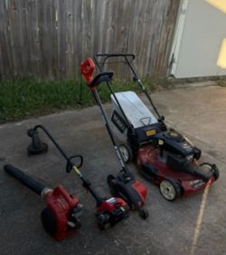 Toro mower, an edger , eater etc. Bundle