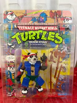 Vintage TMNT Panda Khan Unpunched MOC W/Protector
