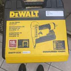 Dewalt 18Ga Finish Nailer NEW