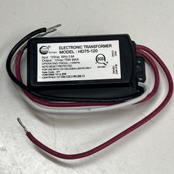 Electronic solid state halogen transformer step down 120V to 12 V