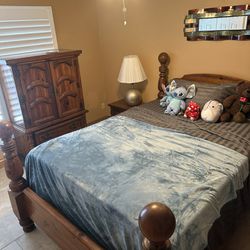 antique queen bedroom set