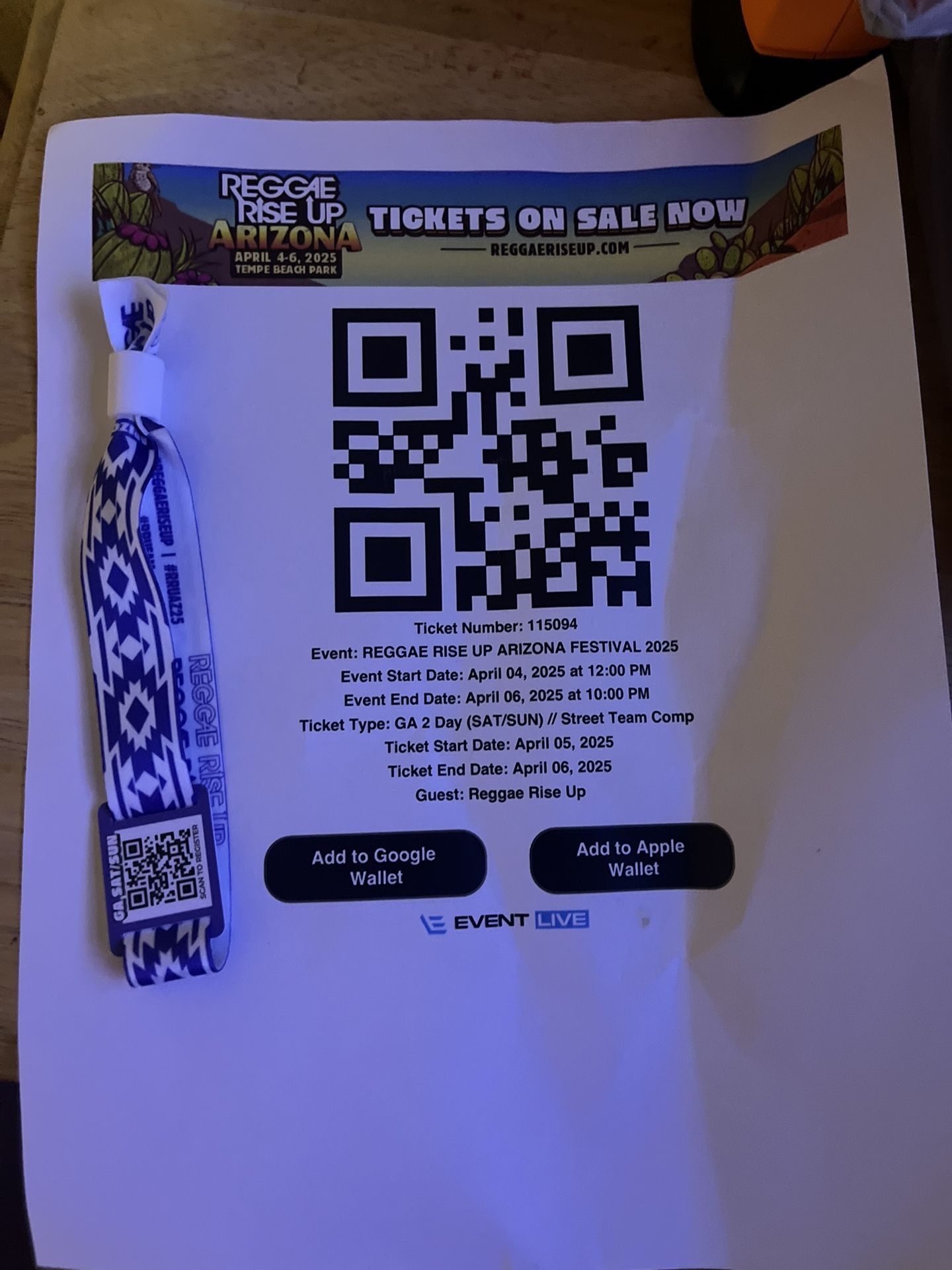 Reggie Ticket