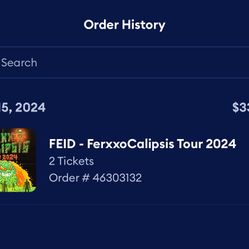 $150 For 2 Tickets to See Feid Tonight 5/4/24 San Diego 