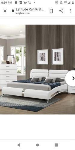 The bed and nightstand only