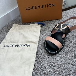 Louis Vuitton Ebene Pink Sandal 