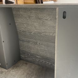 Weathered Charcoal Headboard For Queen Size Bed