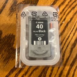 FREE: Cannon Ink 40 Black