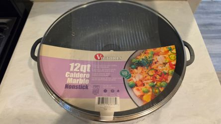 12qt Caldero Marble Nonstick