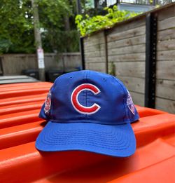 Vintage Chicago Cubs SnapBack Hat with National League Stitch and 2016 Patch