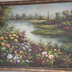 Landscape And Floral Painting 