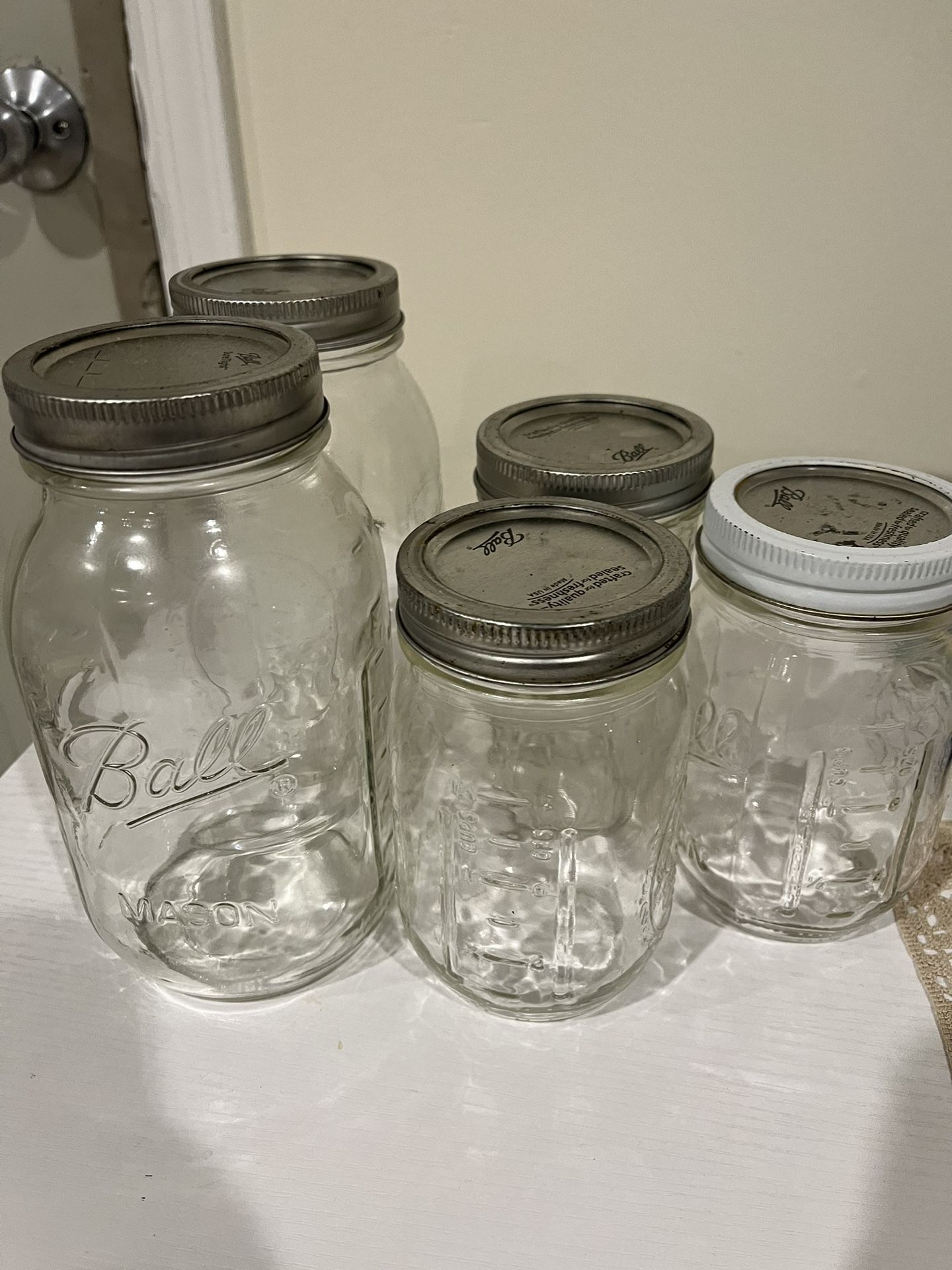 Ball glass jars M/L