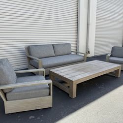 Restoration Hardware Belvedere Outdoor Set
