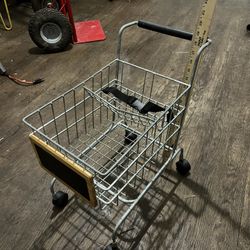 Mini Childs or dolls shopping cart.