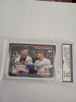 2024 Topps Update Ohtani/Yamamoto Far East Faves GEM MINT 10