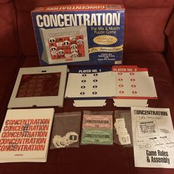 Concentration The Mix & Match Game 40th Anniversary Edition