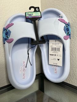 Disney Lilo & Stitch Slide Sandals Size 6