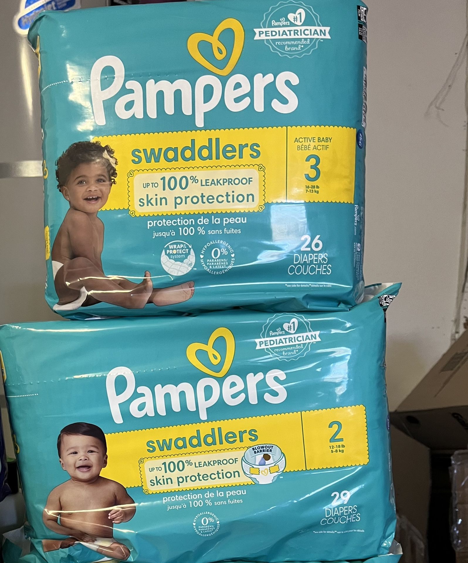 Pampers Size 2,3 