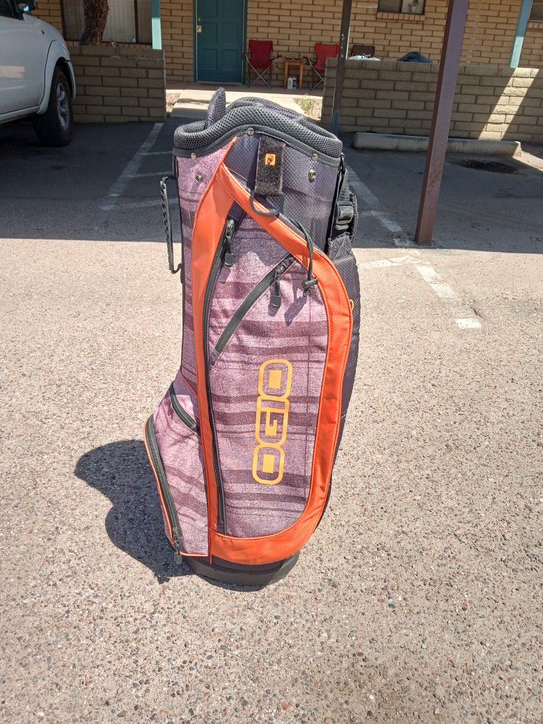 Golf Bag! Golf Clubs! Ogio Cart Bag!