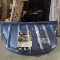 44 in. W x 15 in. H x 19 in. D Durable Plastic Reversible Heavy-Duty Window Well Cover