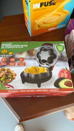 10 inch tortilla bowl maker