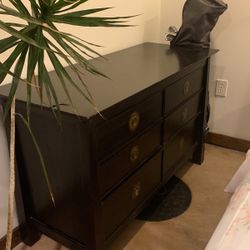 Long dresser - Expresso - Wood