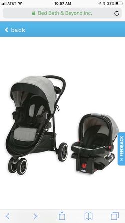 Graco 3 piece stroller and car seat