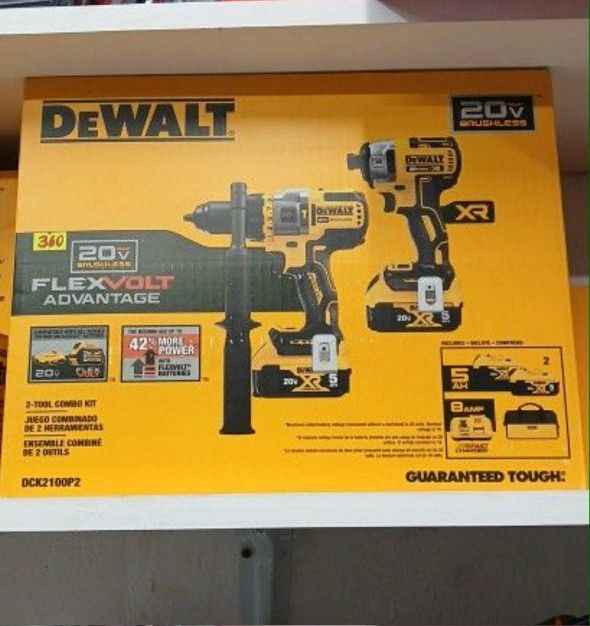 DeWalt New 20v Max XR Flexvolt Tool Combo Kit