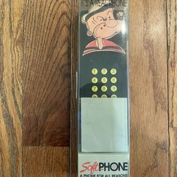 Popeye Sailorman Phone Telephone Landline Vintage 1992 90s Soft Foam Recyco New