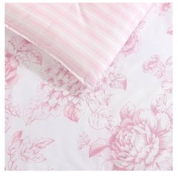 Laura Ashley Twin Comforter Reversable Bedding 