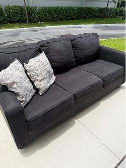 Blue sofa