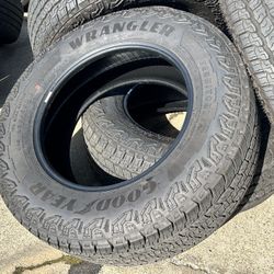 WE INSTALL - Goodyear A/T Tires 265/65/18 99% Tread Fits tahoe Yukon Tundra Sierra Tahoe Silverado 