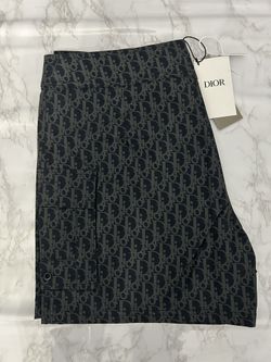 Dior Oblique Mens Swim Trunks