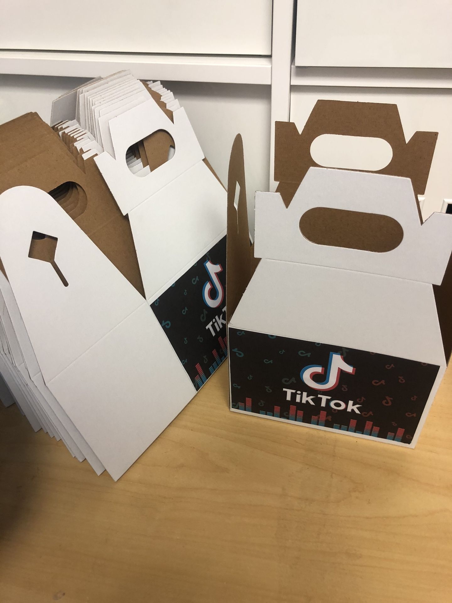 12Tik tok favor boxes party supplies