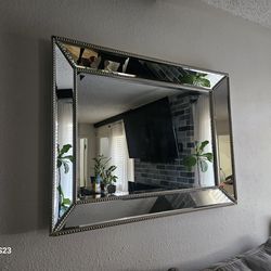 Large hanging mirror