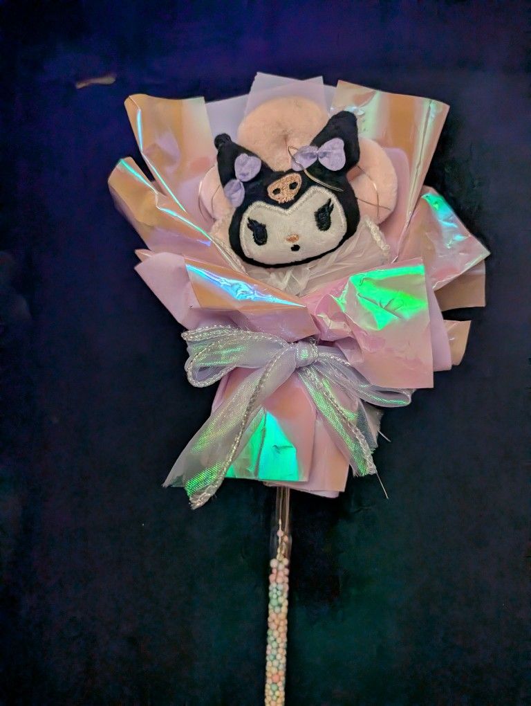 Handmade Kuromi Light Up Graduation Bouquet